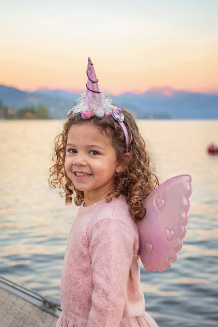 Great Pretenders Moonbeam Alicorn Headband with Wings