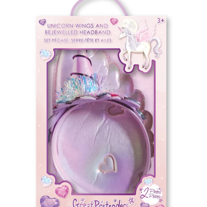 Great Pretenders Moonbeam Alicorn Headband with Wings
