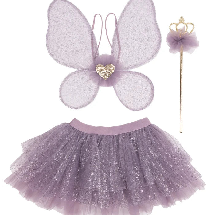 Great Pretenders Royal Fairy Princess Skirt Set, Purple - Size 4-6