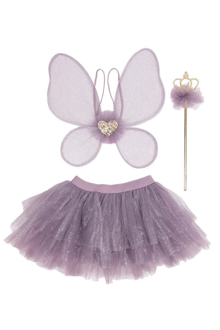 Great Pretenders Royal Fairy Princess Skirt Set, Purple - Size 4-6