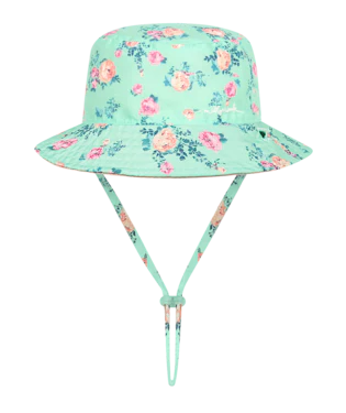 Baby Girls Bucket Hat - Yowrie - Green  Various Sizes