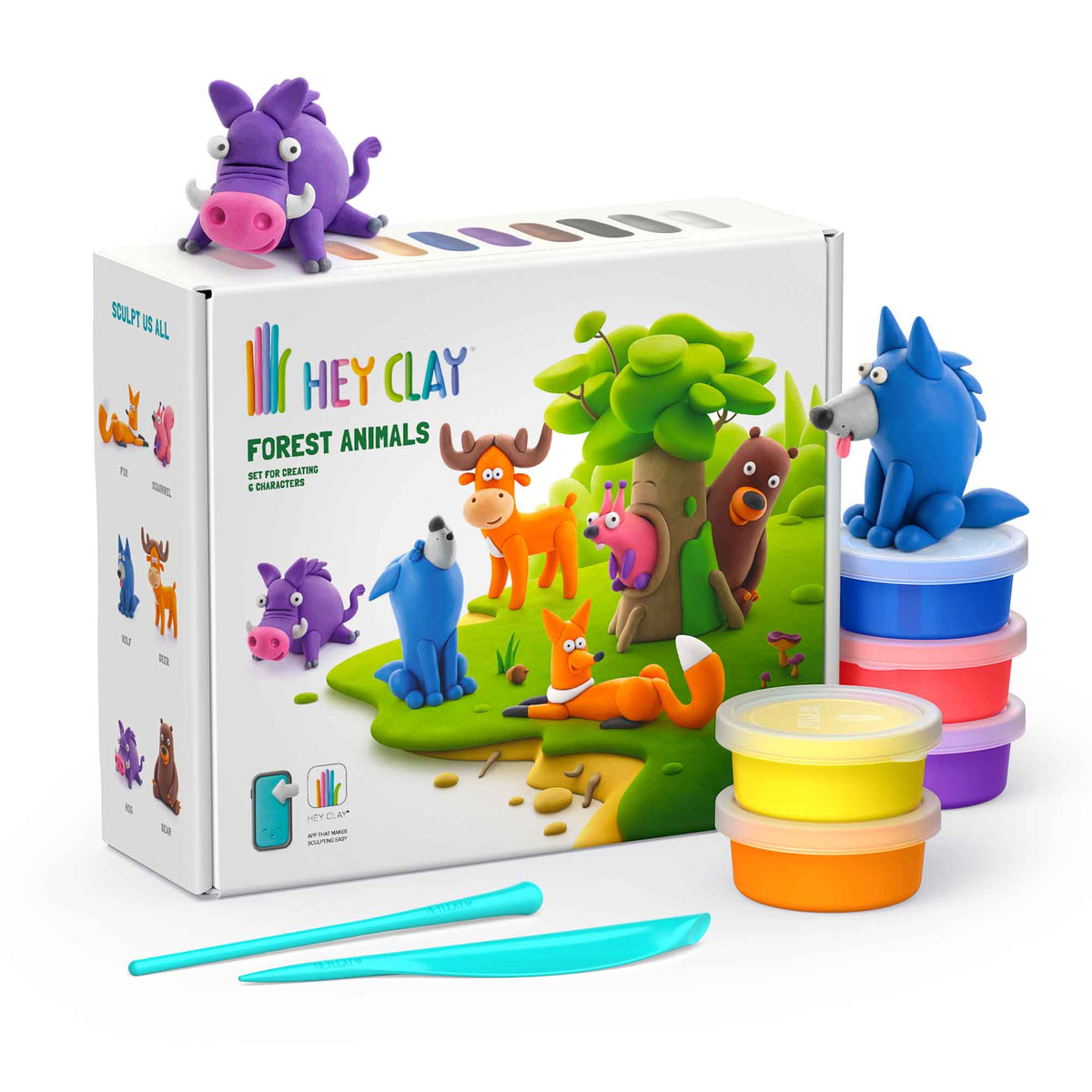 Hey Clay - Forest Animals