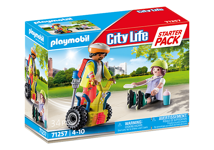 Playmobil - City Life - Starter Pack Rescue with Balance Rider - 71257