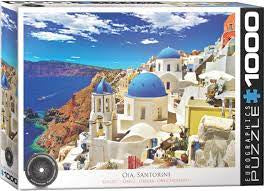 Eurographics 1000 Piece Puzzle - Oia Santorini, Greece