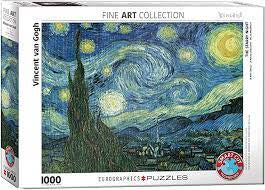 Eurographics 1000 Piece Puzzle - Vincent Van Gogh Starry Night