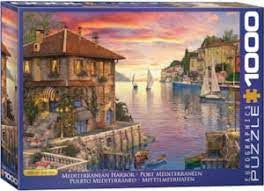 Eurographics 1000 Piece - Mediterranean Harbor