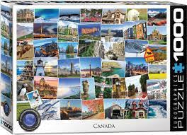 Eurographics 1000 Piece - Canada Globetrotter