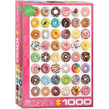Eurographics 1000 Piece Puzzle - Donut Tops