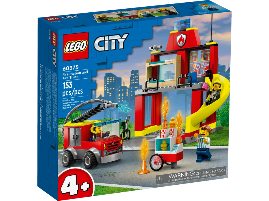Lego City Fire Station and Fire Truck 60375