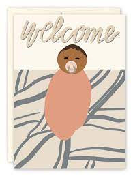 New Baby Card Welcome