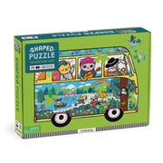 Mudpuppy Adventure Van 75pc Shaped Puzzle