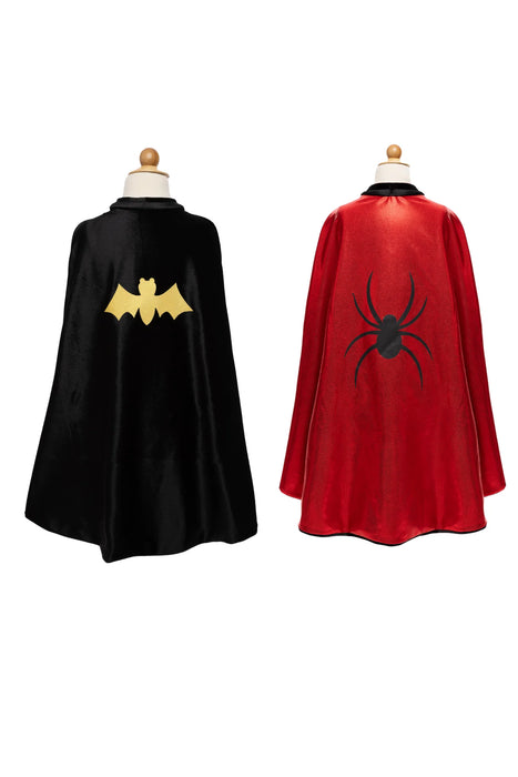 Great Pretenders Reversible Spider/Bat Flowing Cape - Size 5-6