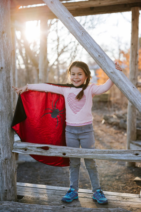 Great Pretenders Reversible Spider/Bat Flowing Cape - Size 5-6