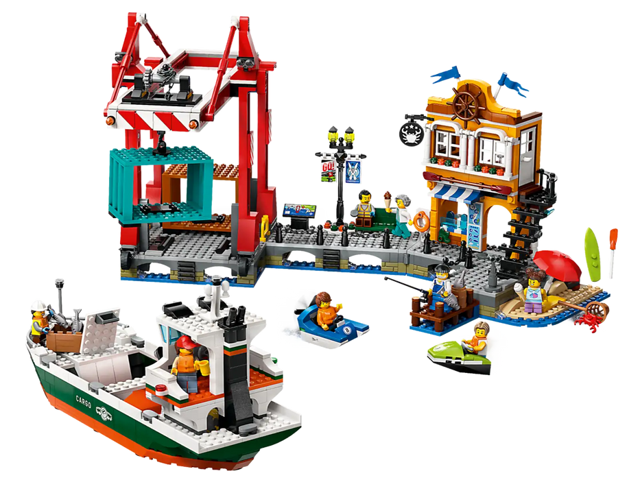 Lego City Seaside Harbor with Cargo Ship 60422