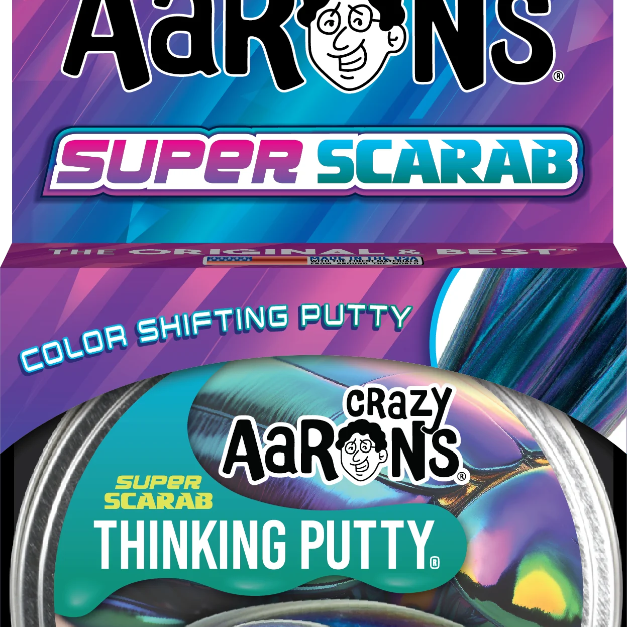 Crazy Aaron's Thinking Putty Colour Shifting - Super Scarab