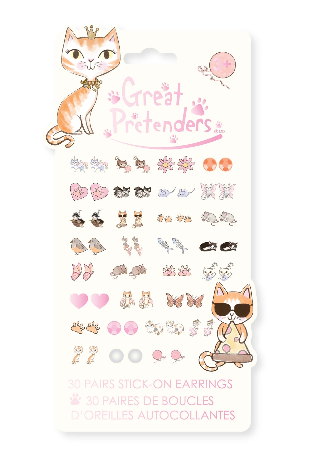 Great Pretenders Stick On Earrings - Various Styles