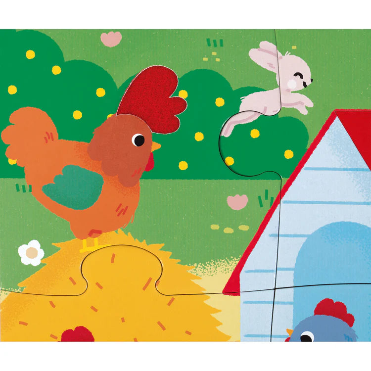 Janod Puzzle - Tactile Farm