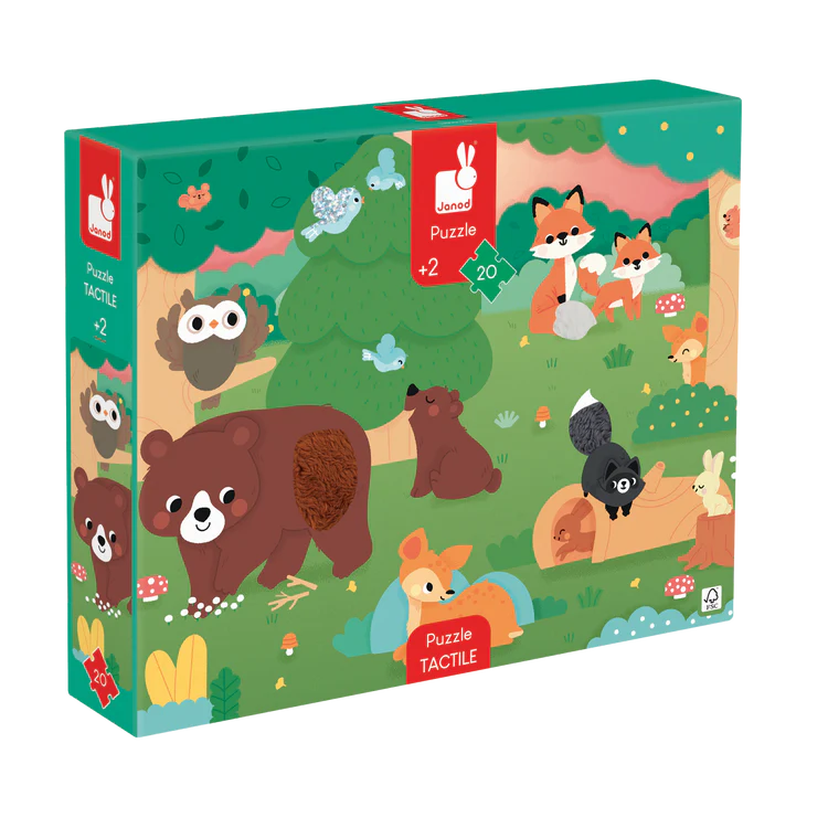 Janod Puzzle - Tactile Forest