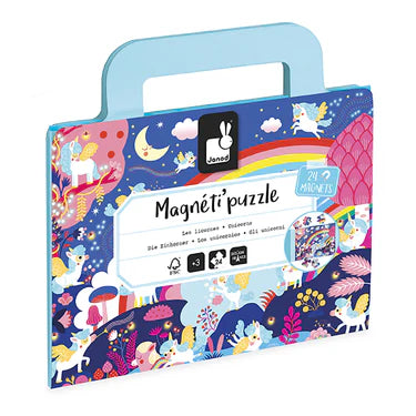 Magneti'Puzzles 24 Pieces - Unicorns