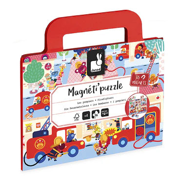 Magneti'Puzzles 36 Pieces - Firefighters
