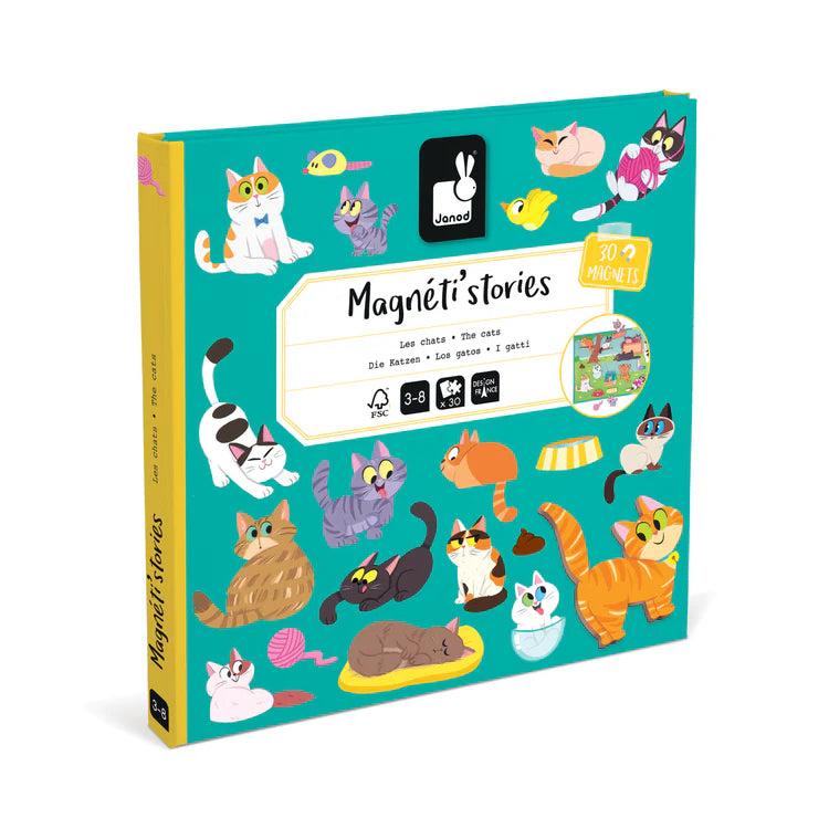Magneti'Stories 30 Pieces - Cats
