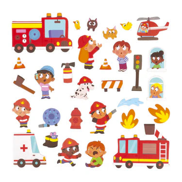 Magneti'Stories 30 Pieces - Firefighters