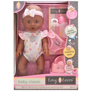Tiny Tears Drink & Wet Classic Doll - 38cm