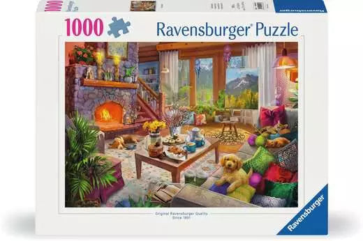 Ravensburger 1000 Piece Puzzle - Cozy Cabin