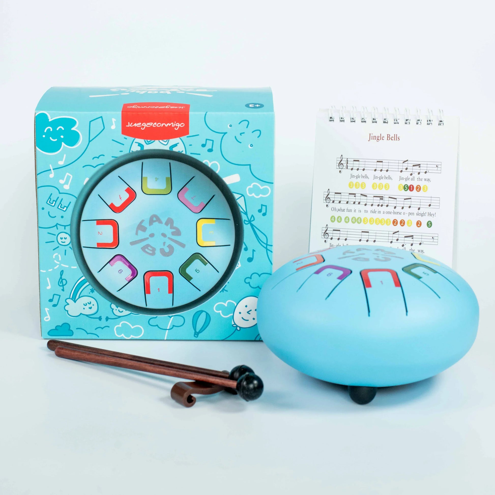 6" Tambu Tongue Drum 8 Tones - Sky Kite