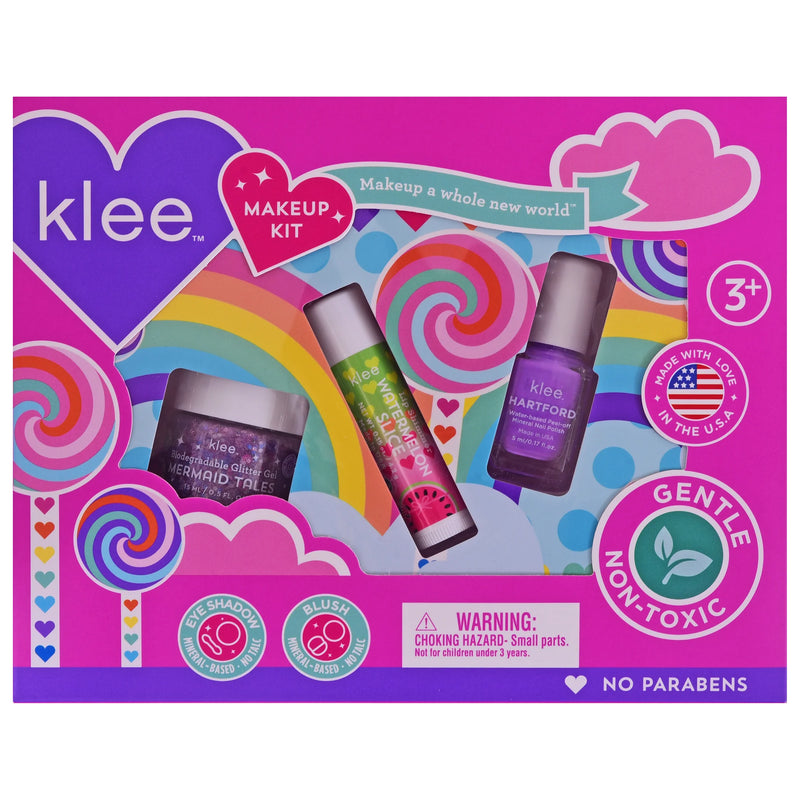 Klee Kids Natural Play Makeup Set - Swirling Purple