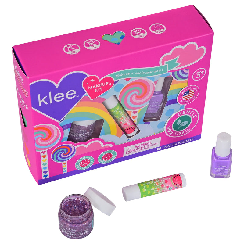 Klee Kids Natural Play Makeup Set - Swirling Purple