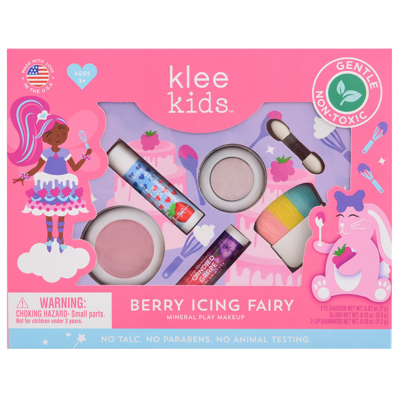 Klee Kids Natural Play Makeup Set - Berry Icing Fairy
