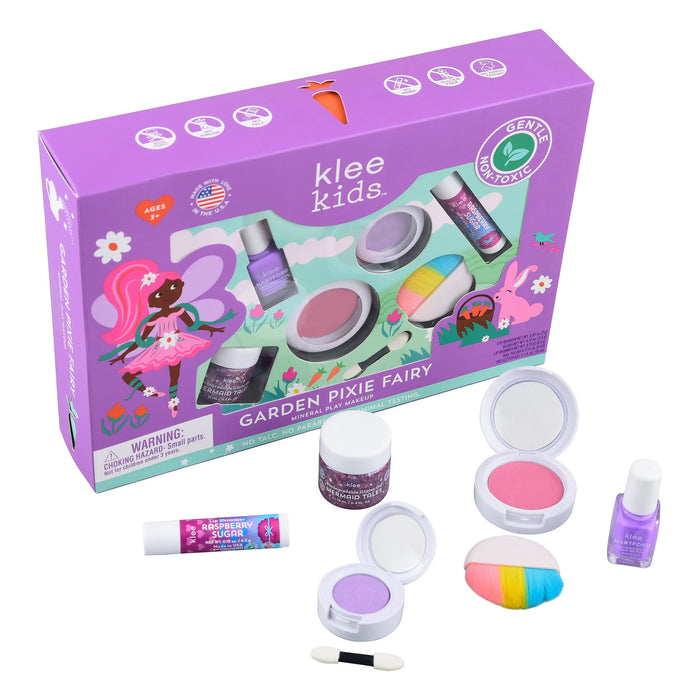 Klee Kids Natural Play Deluxe Makeup Set - Garden Pixie Fairy