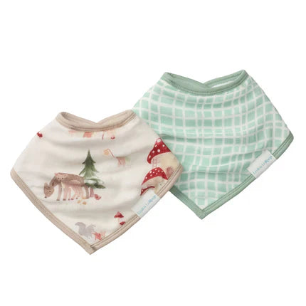 Loulou Lollipop Muslin Bandana Bib Set - Various Styles