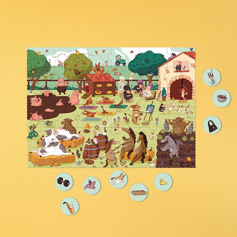 Londji 36pc Puzzle - Farmtastic