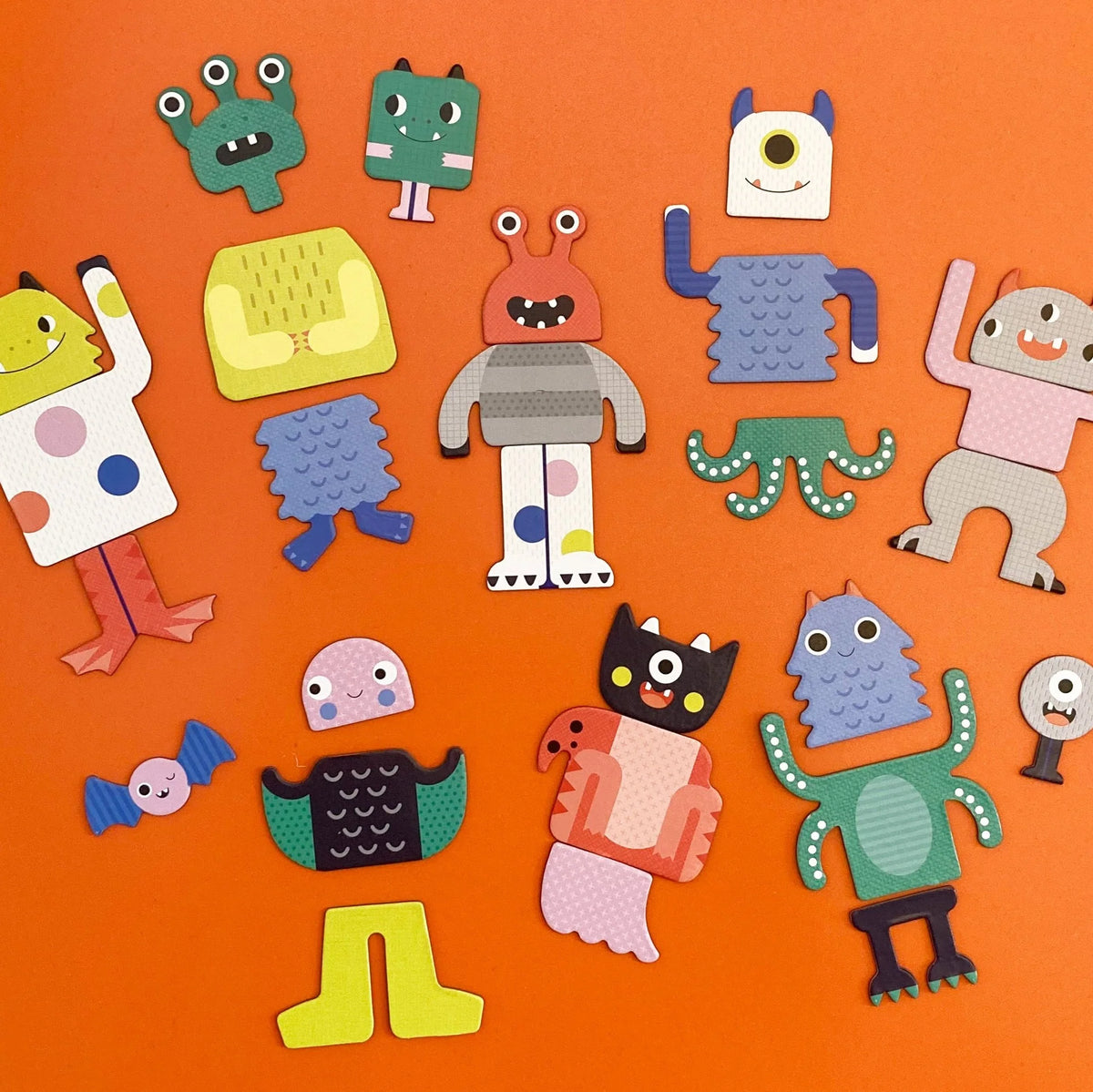 Mixed-Up Monsters Magnetic Play Set