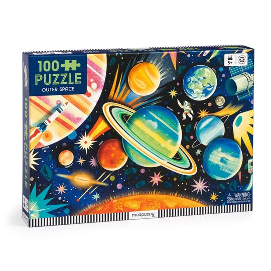 Mudpuppy 100 Piece Puzzle - Outer Space