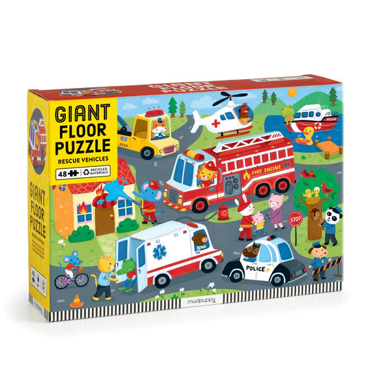 Rescue Vehicles 48pc Giant Floor Puzzle