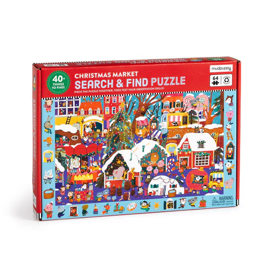 Christmas Market Search and Find 64pc Puzzle