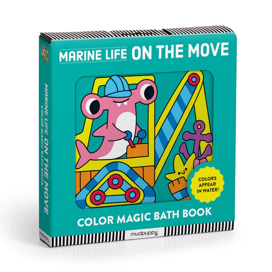 Color Magic Bath Book - Marine Life on the Move