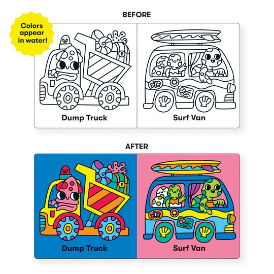 Color Magic Bath Book - Marine Life on the Move