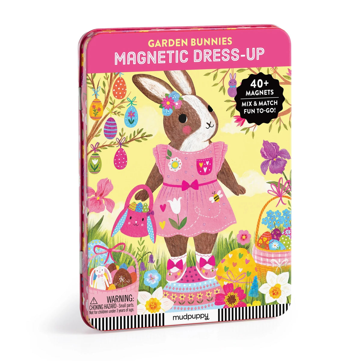 Mudpuppy Garden Bunnies Magic Magnetic Dress-Up
