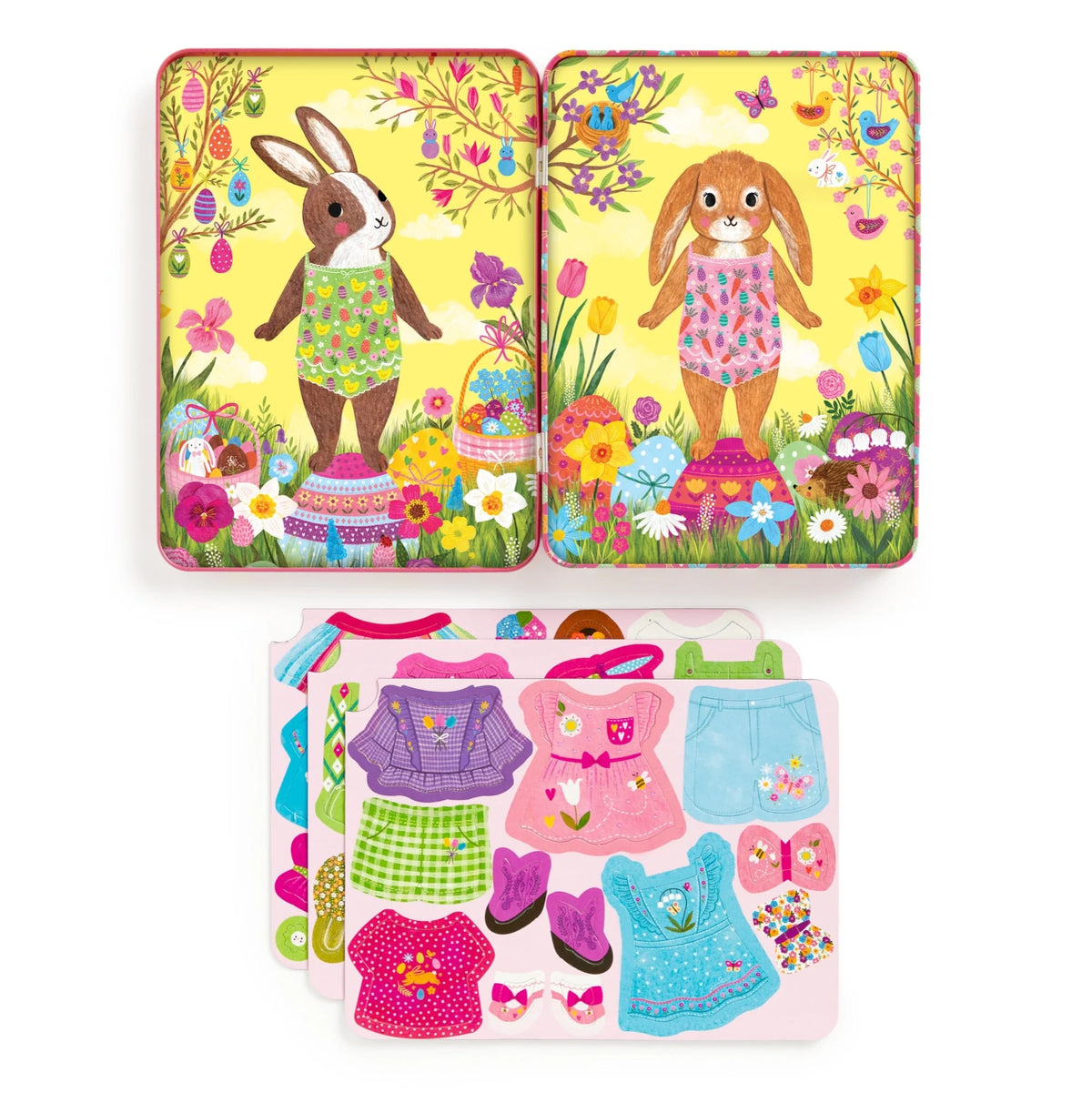 Mudpuppy Garden Bunnies Magic Magnetic Dress-Up
