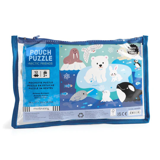 Mudpuppy 12 Piece Pouch Puzzle - Various Styles