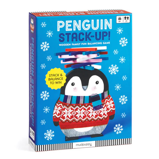 Penguin Stack-Up Wooden Balance Game