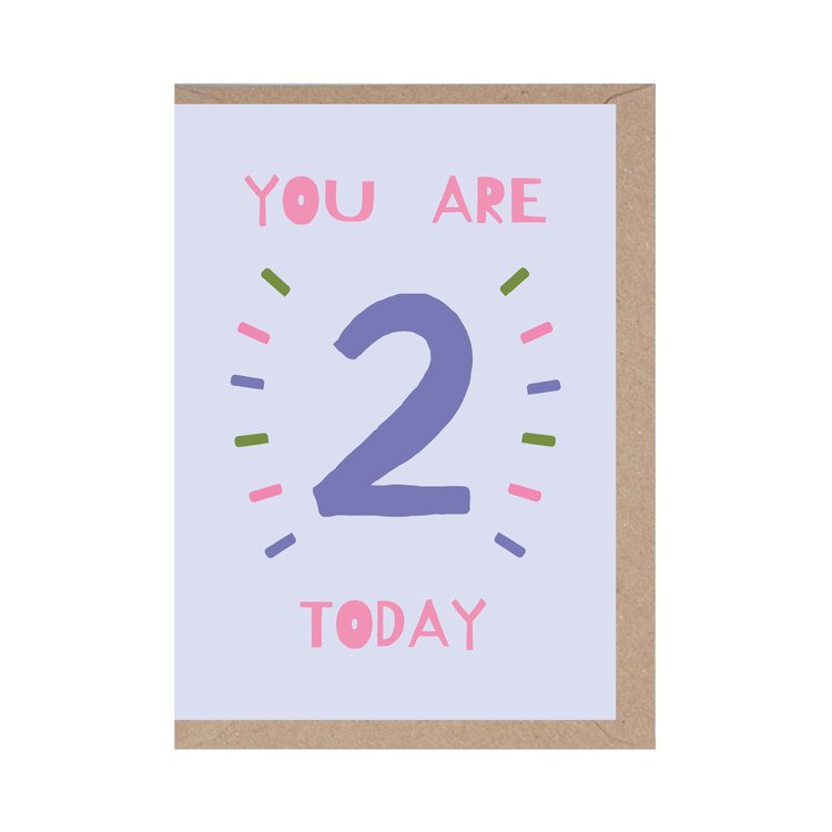 Birthday Card 2nd Birthday