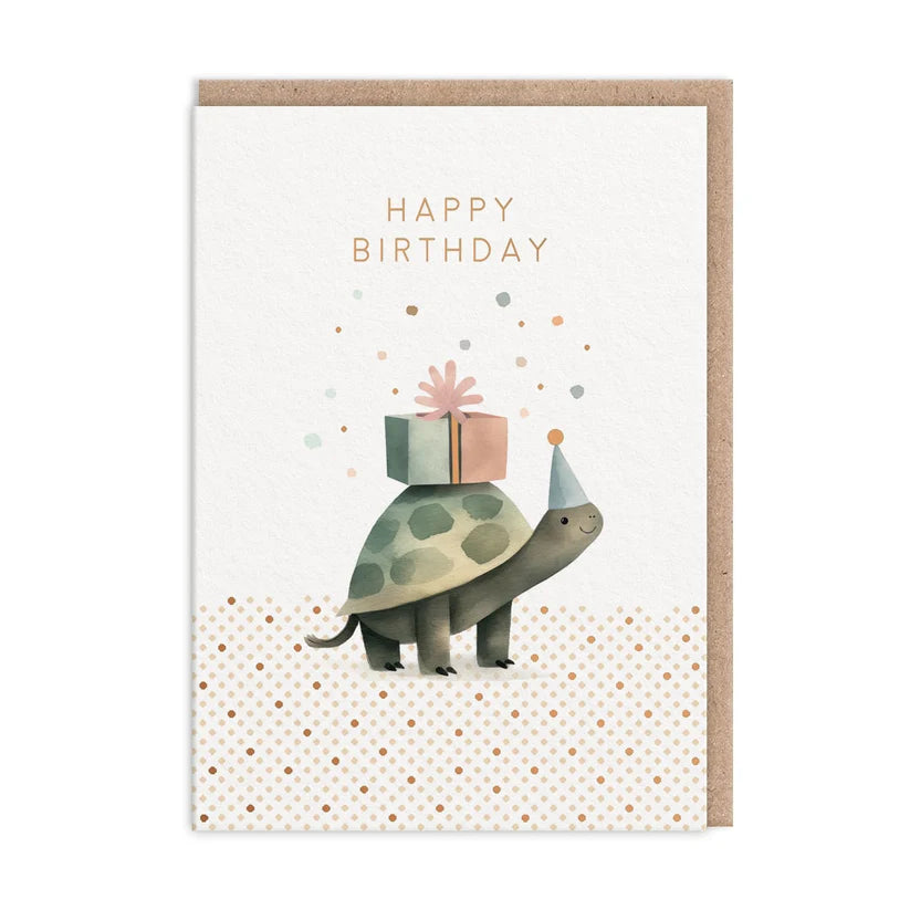 Birthday Card Birthday Tortoise