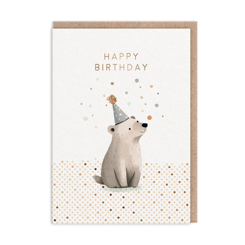 Birthday Card Birthday Bear