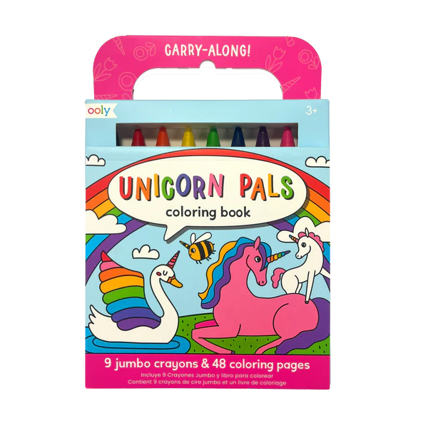 ooly Carry Along Crayon & Colouring Book Kit - Various Styles
