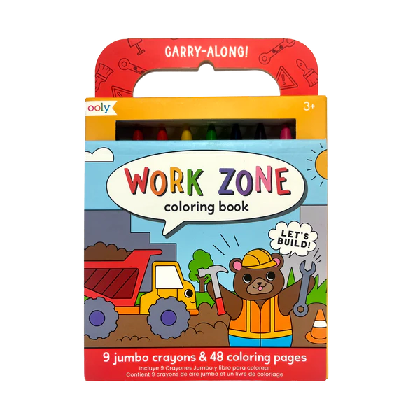 ooly Carry Along Crayon & Colouring Book Kit - Various Styles